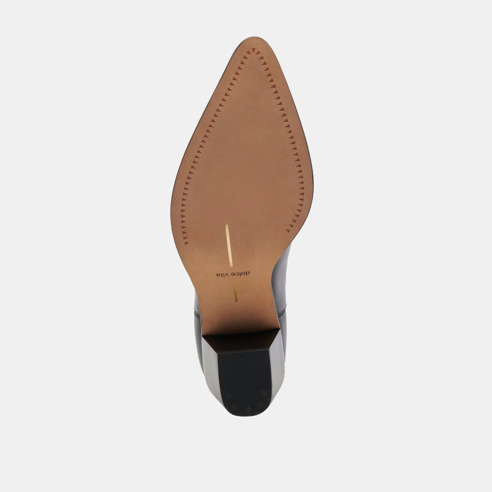 SHADIE H2O WIDE BOOTIES BLACK LEATHER