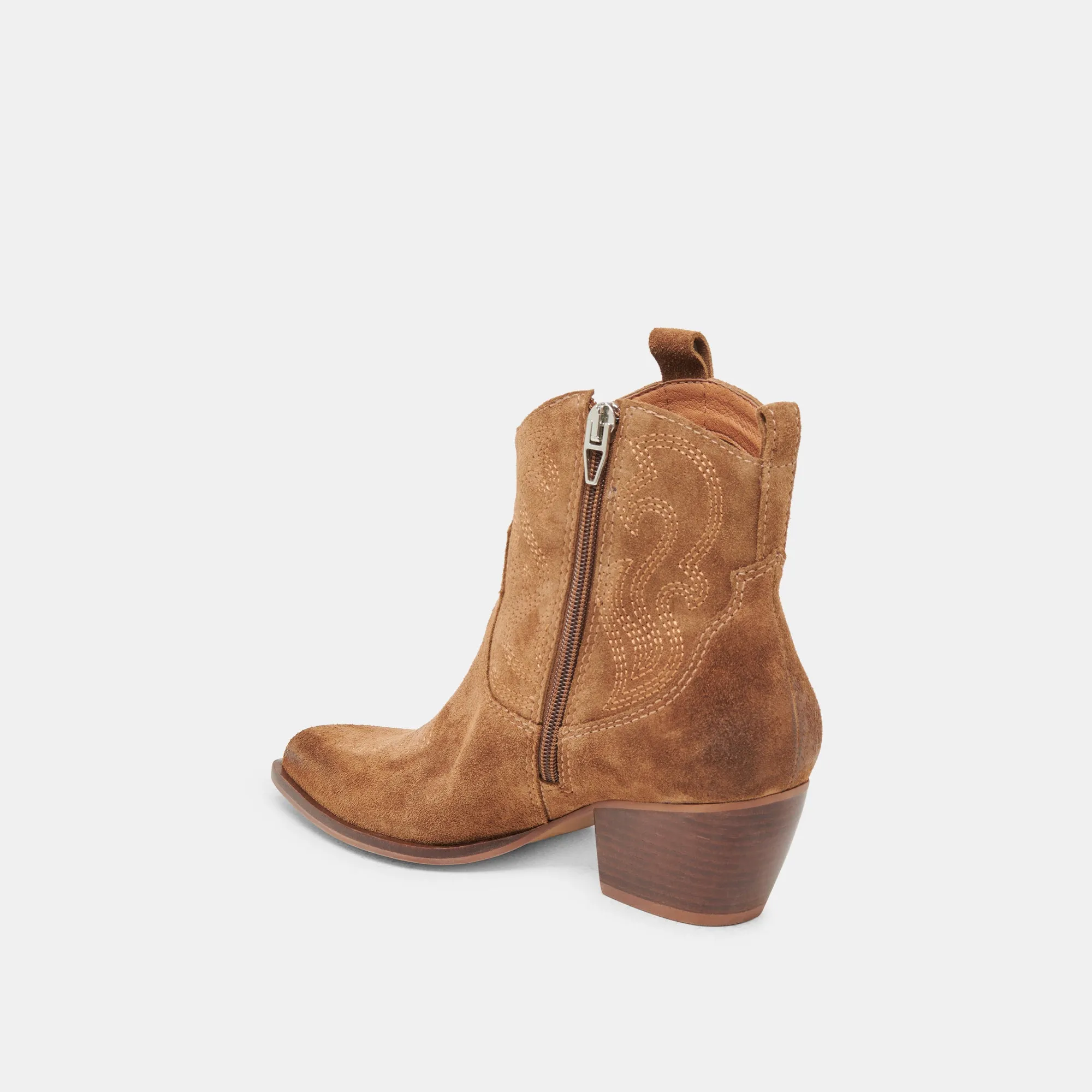 SHANIA BOOTIES BROWN SUEDE