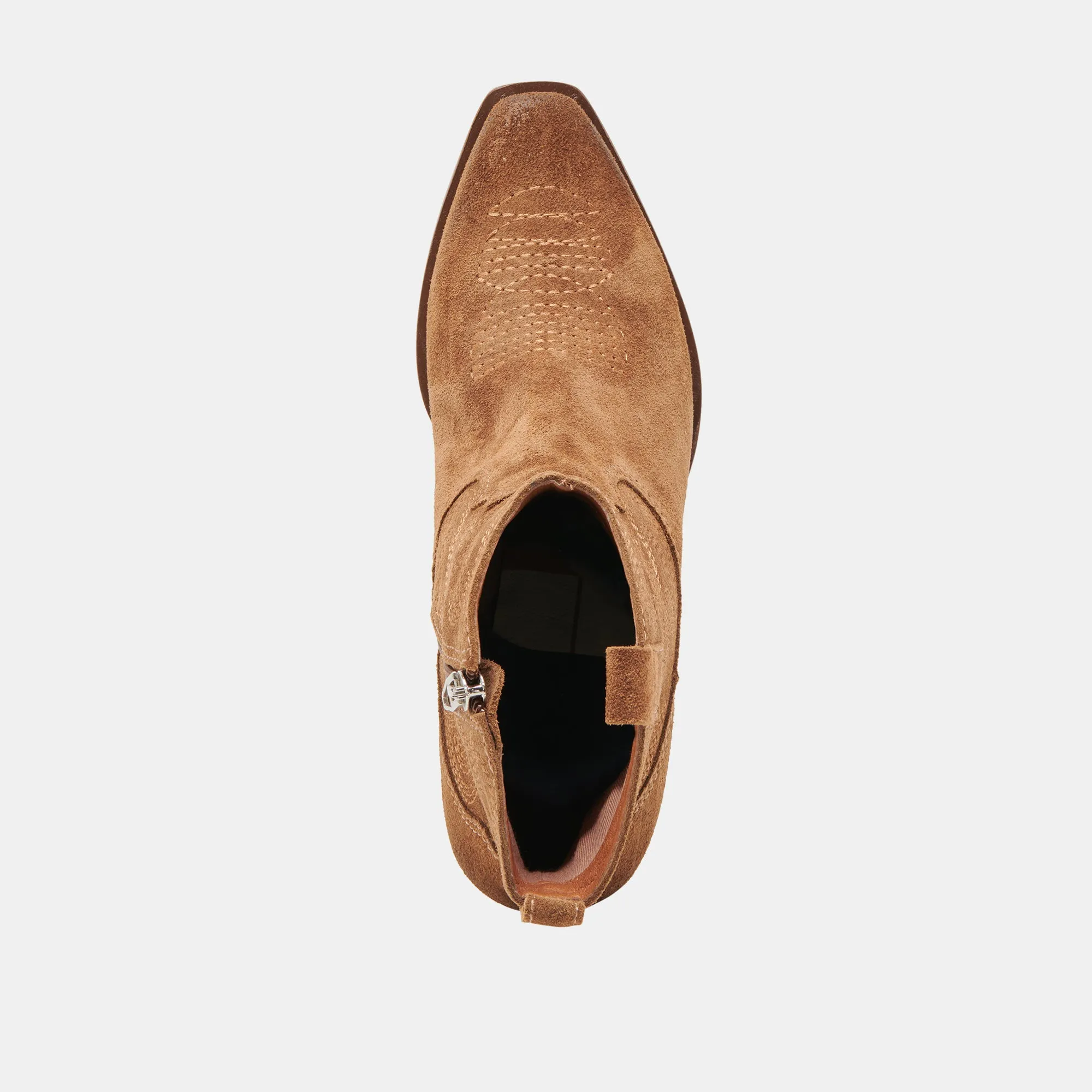 SHANIA BOOTIES BROWN SUEDE