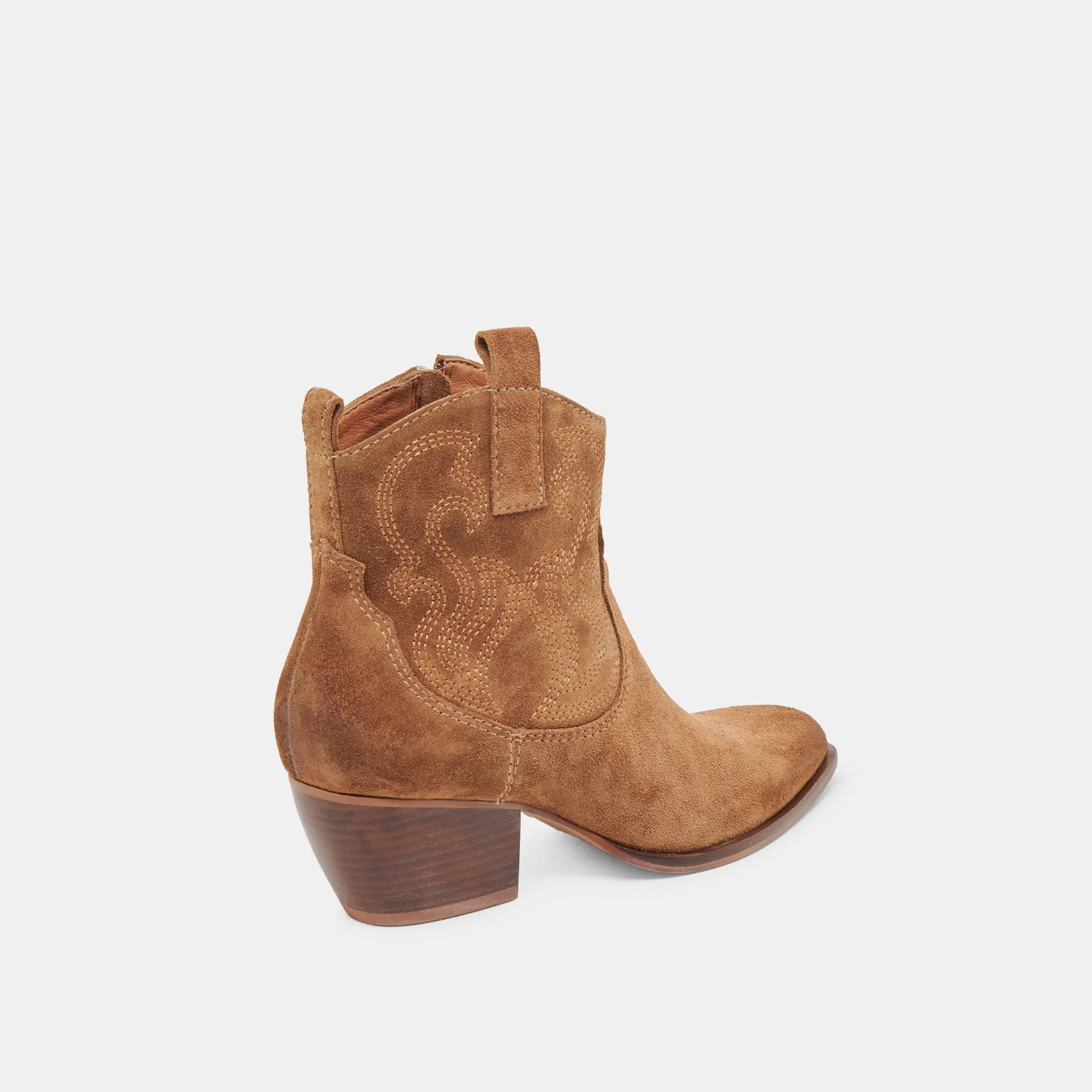 SHANIA BOOTIES BROWN SUEDE