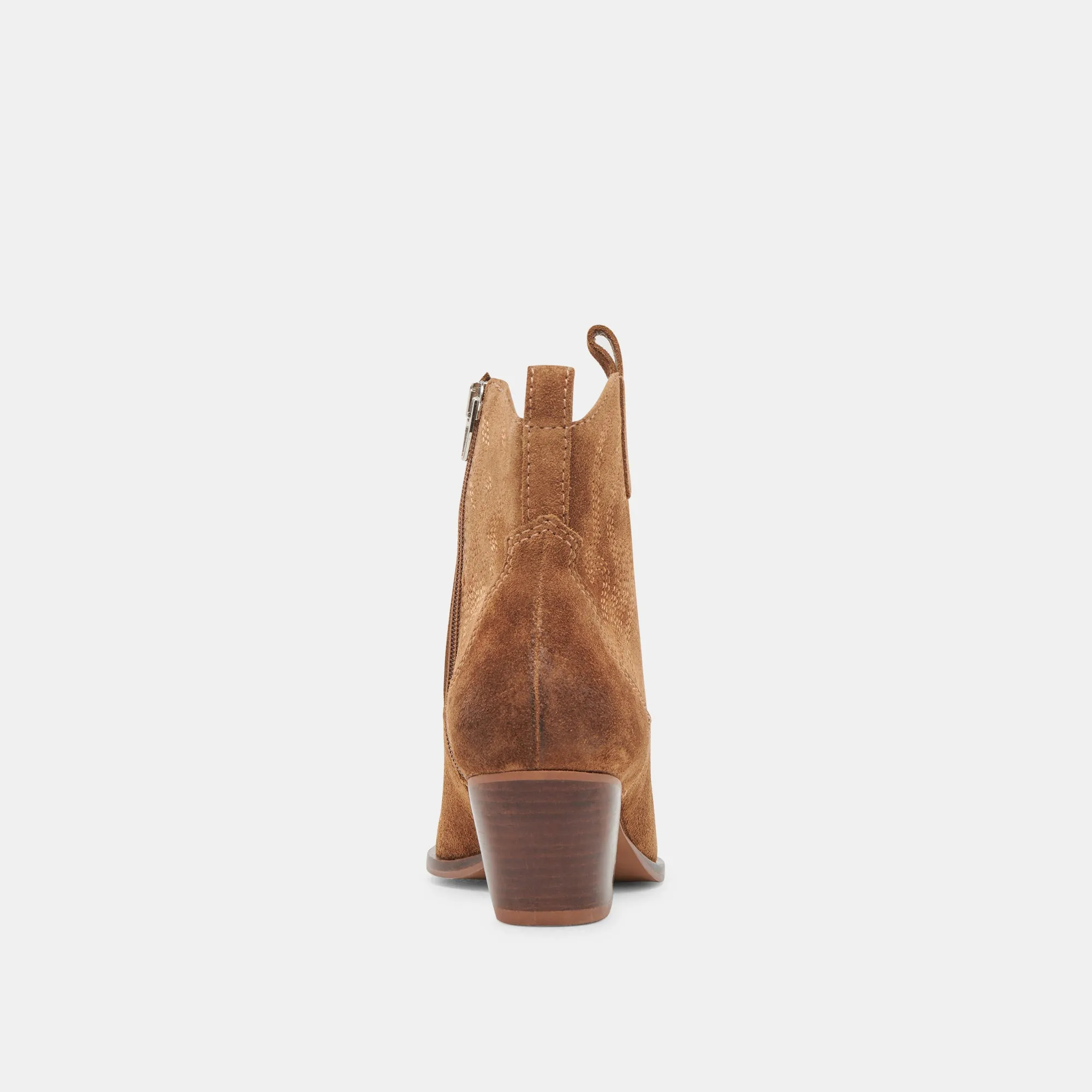 SHANIA BOOTIES BROWN SUEDE