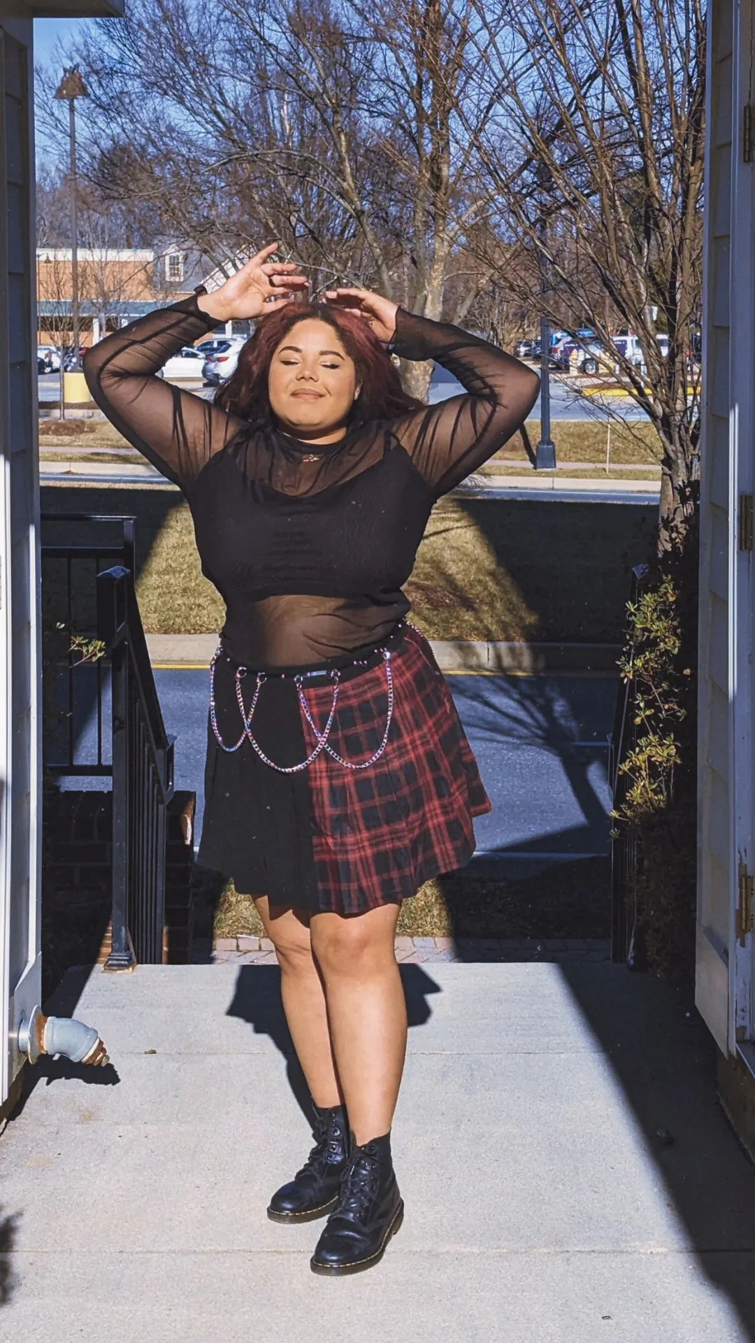 Sk8er Chic Plaid Mini Skirt