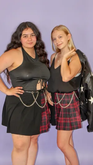 Sk8er Chic Plaid Mini Skirt