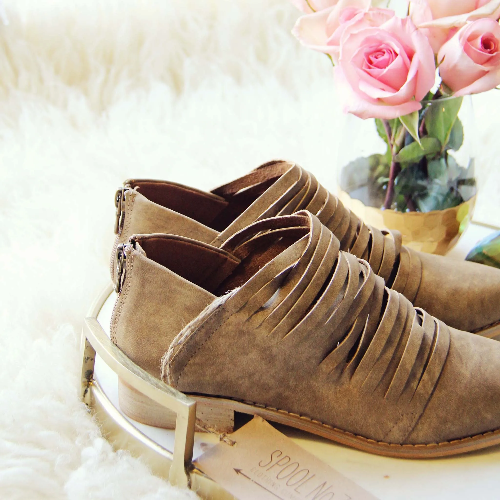Sky Valley Booties in Sand
