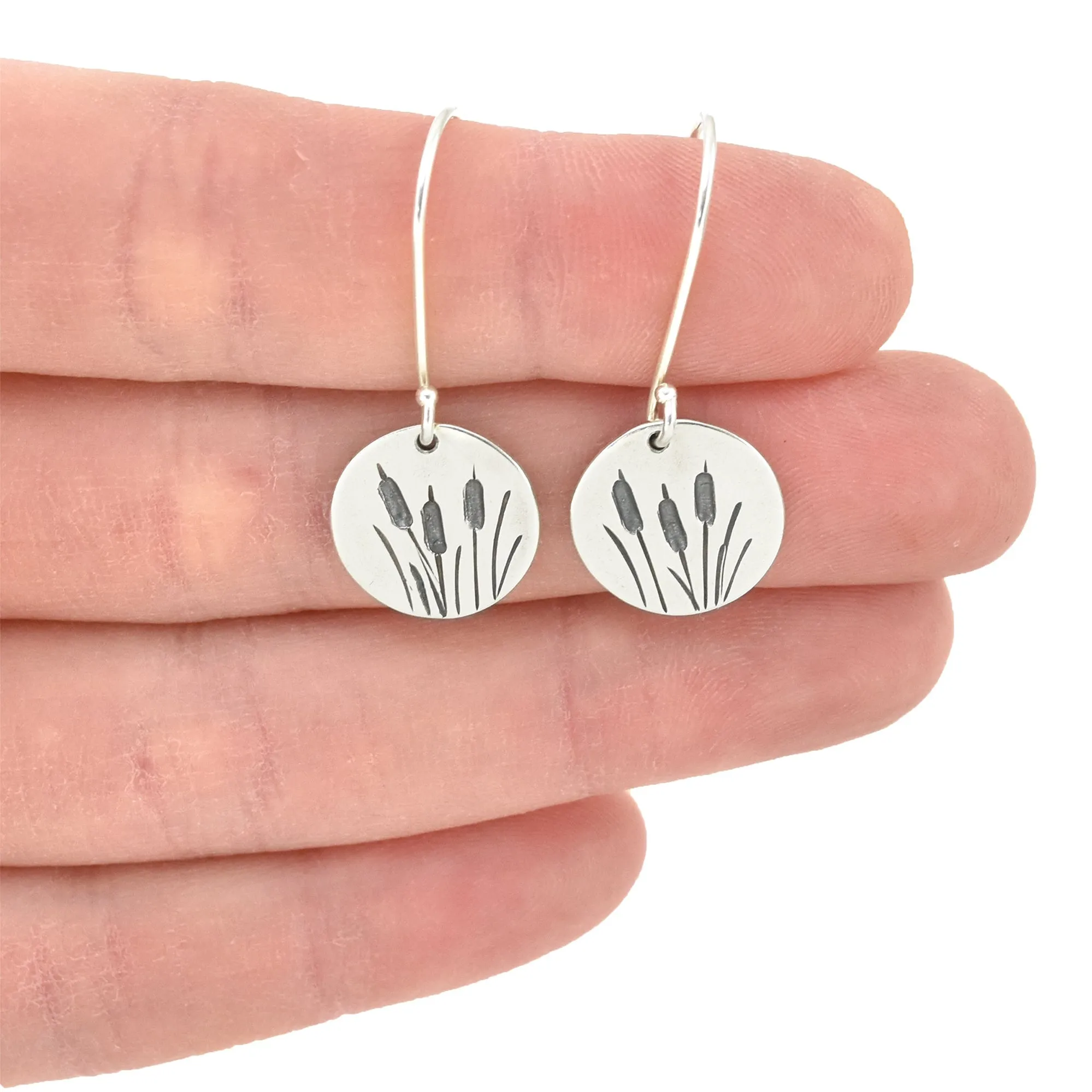 Small Cattail Earrings
