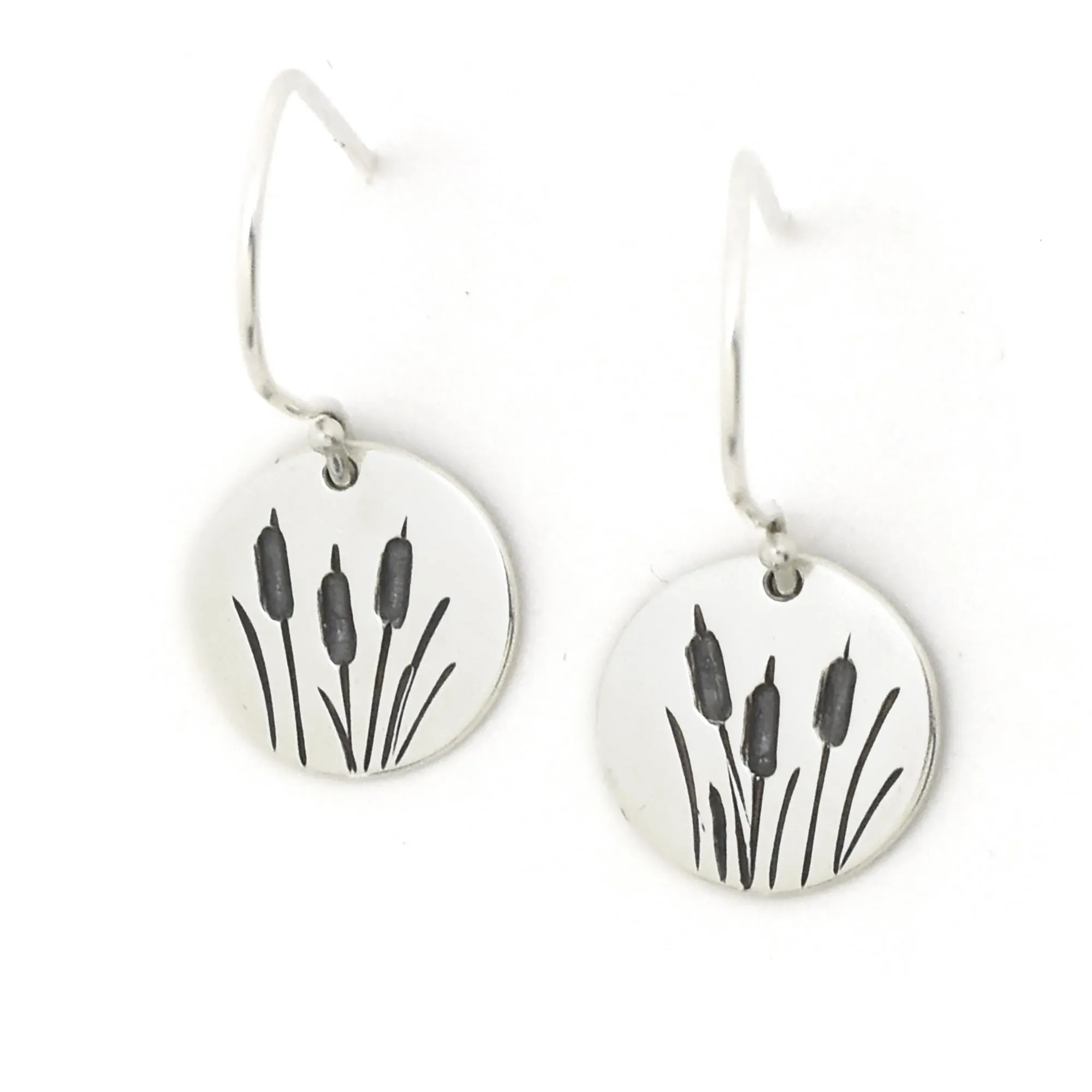 Small Cattail Earrings