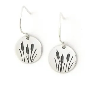 Small Cattail Earrings
