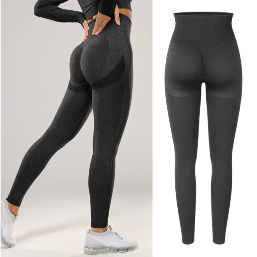 Soft Shade Leggings - Yellow-Style 2