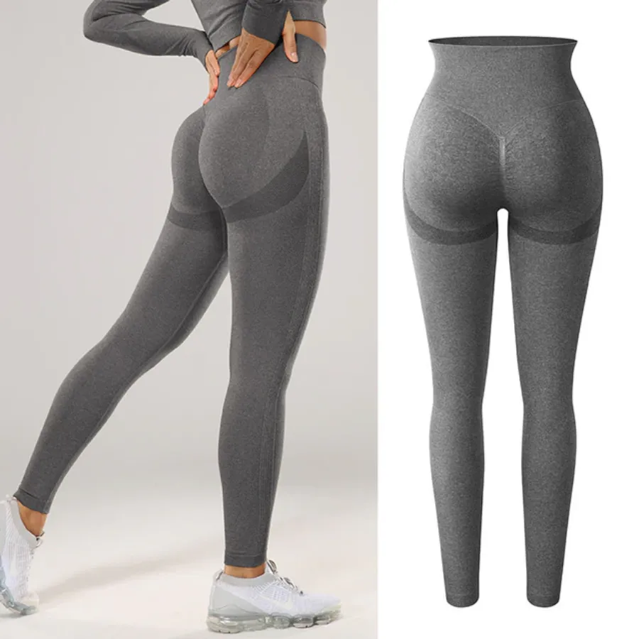 Soft Shade Leggings - Yellow-Style 2