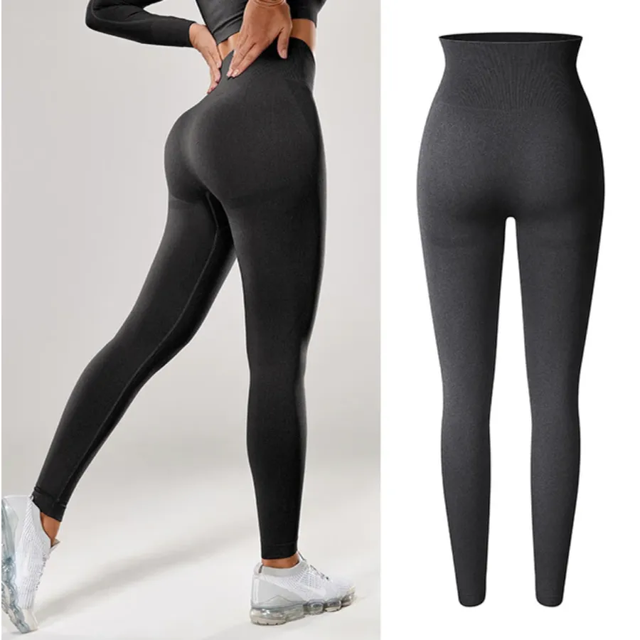 Soft Shade Leggings - Yellow-Style 2