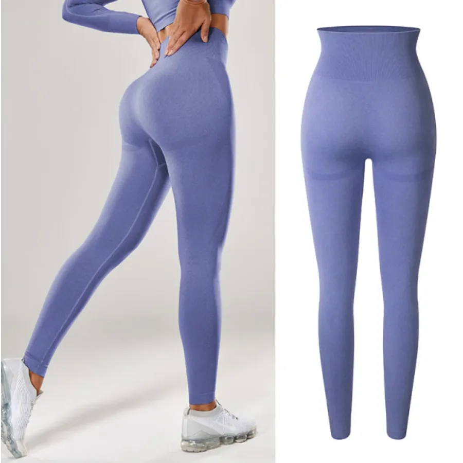 Soft Shade Leggings - Yellow-Style 2