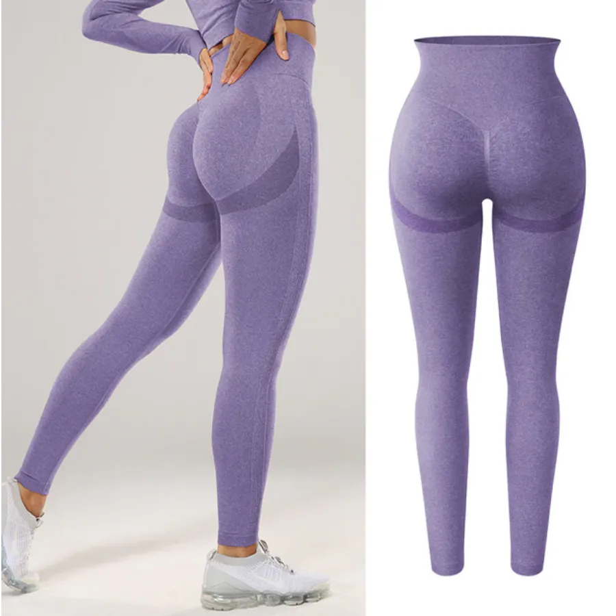 Soft Shade Leggings - Yellow-Style 2