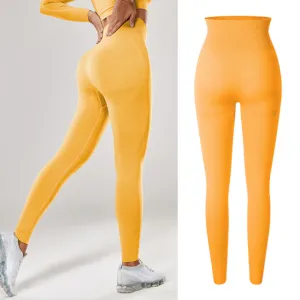 Soft Shade Leggings - Yellow-Style 2