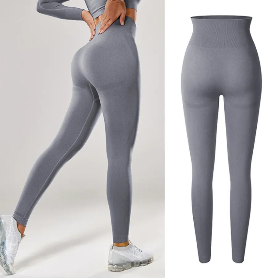 Soft Shade Leggings - Yellow-Style 2