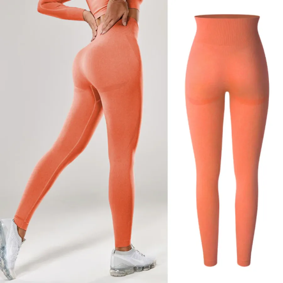 Soft Shade Leggings - Yellow-Style 2