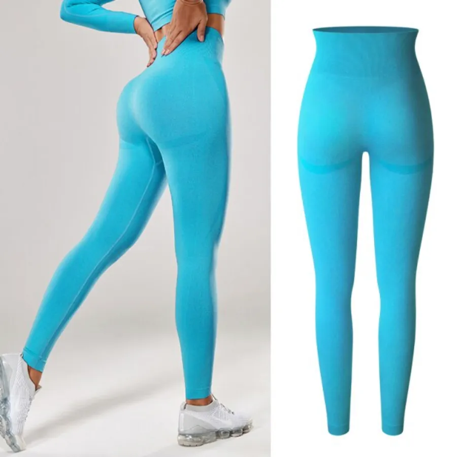 Soft Shade Leggings - Yellow-Style 2