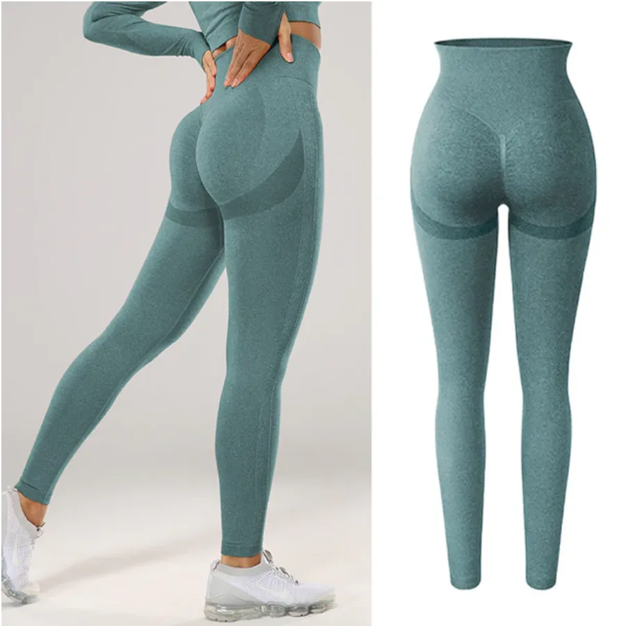 Soft Shade Leggings - Yellow-Style 2