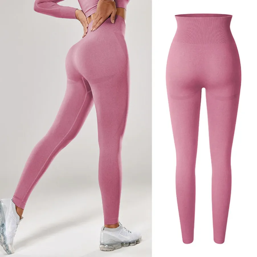 Soft Shade Leggings - Yellow-Style 2