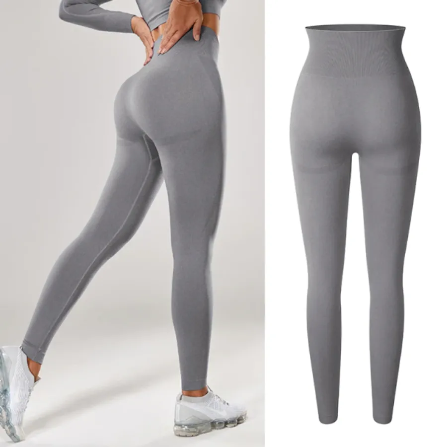 Soft Shade Leggings - Yellow-Style 2