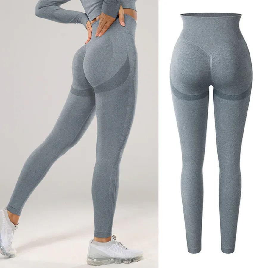 Soft Shade Leggings - Yellow-Style 2