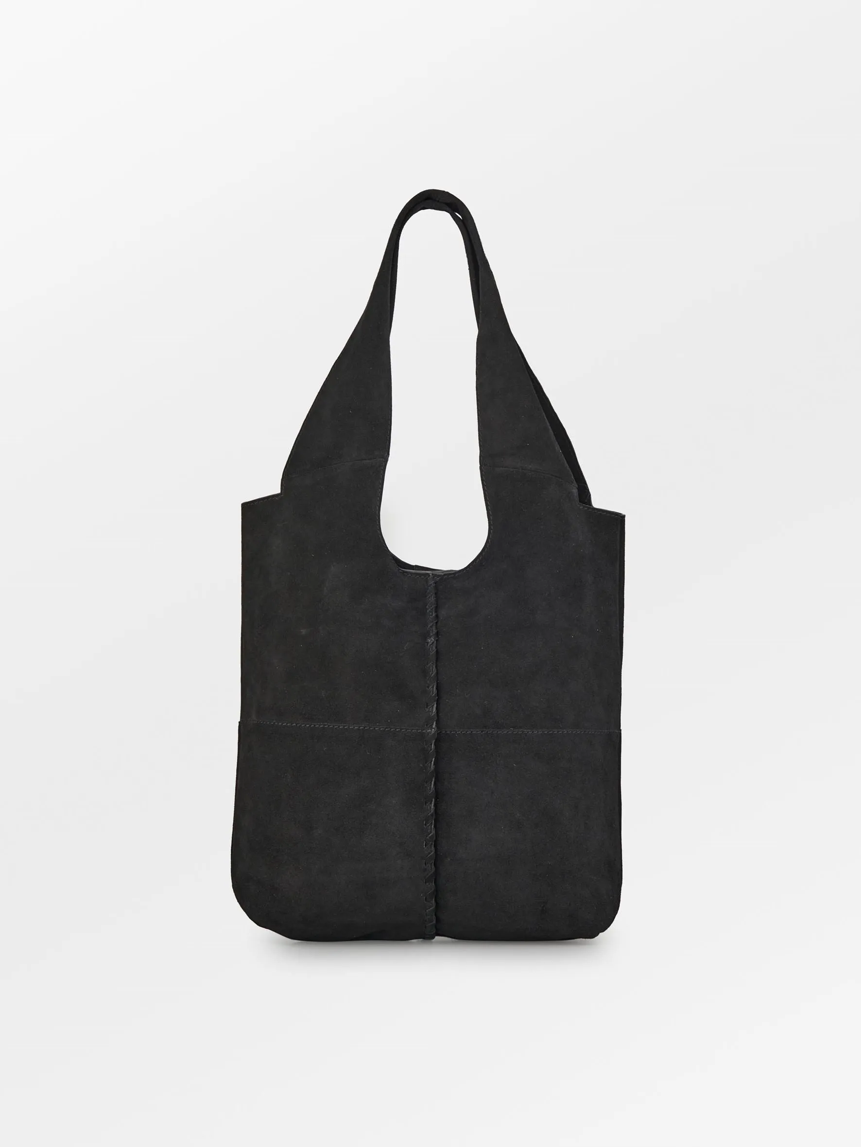 Suede Demi Bag - Black