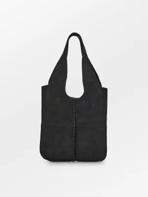 Suede Demi Bag - Black