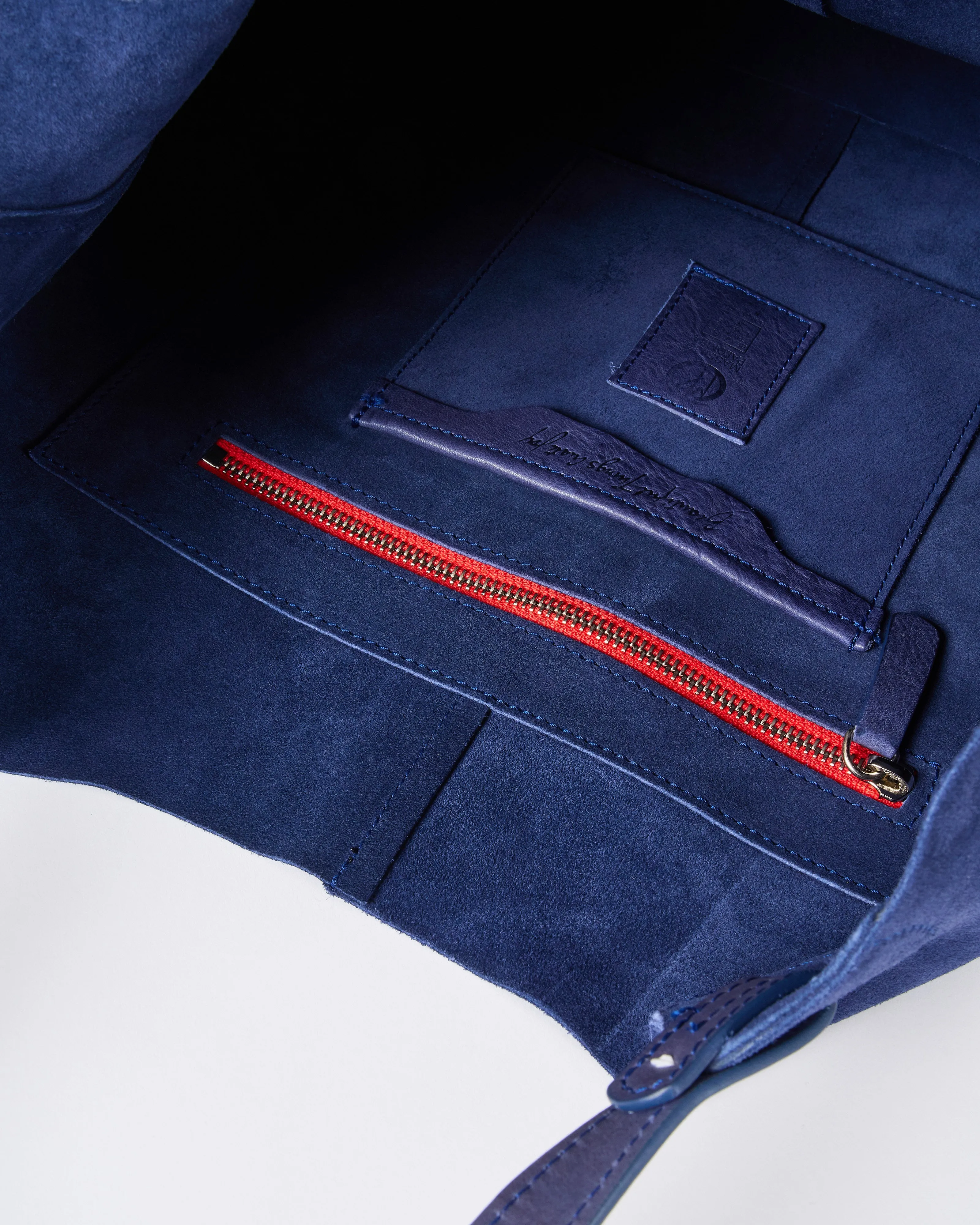 suede tote