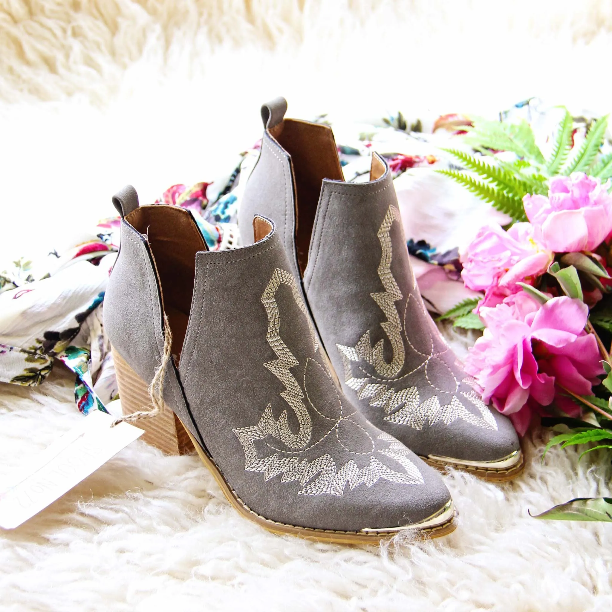 Talia Stitch Booties
