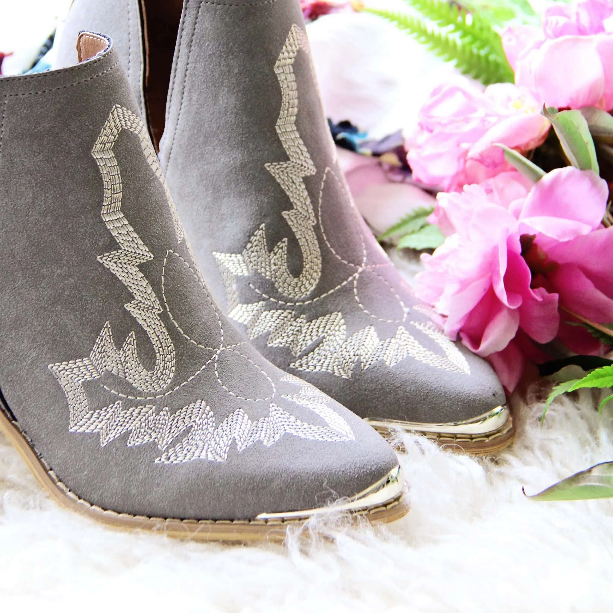 Talia Stitch Booties