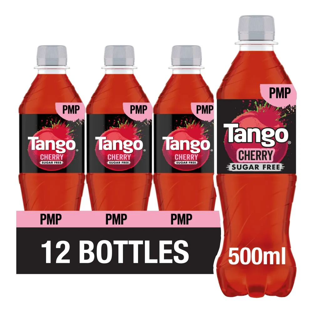 Tango Cherry Sugar Free Bottle 500ml (Case of 12)