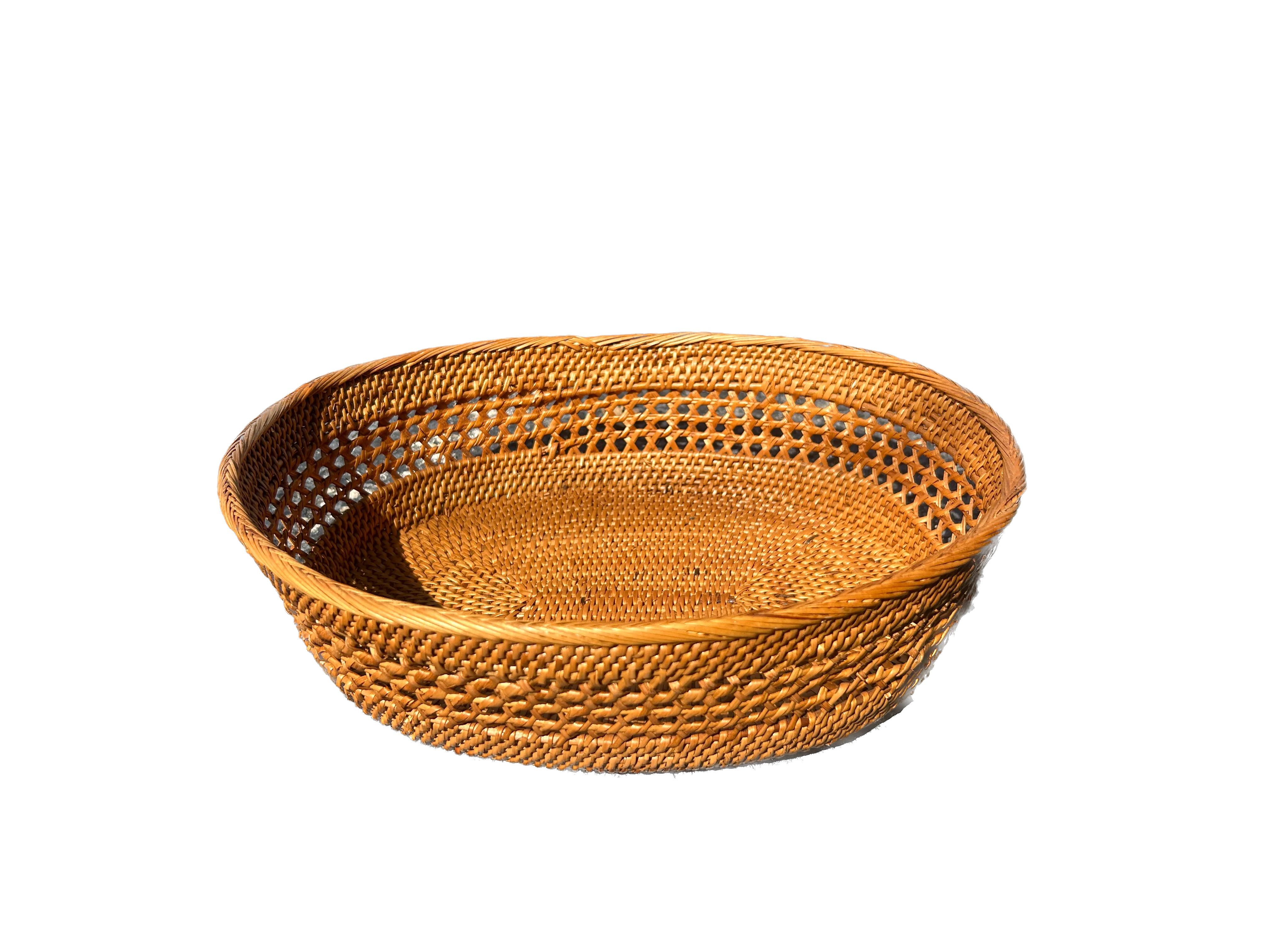 Tenganan Zigzag Oval Basket