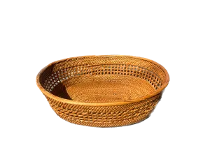 Tenganan Zigzag Oval Basket