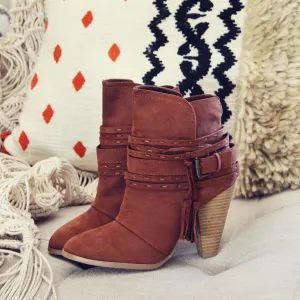 The Goldie Booties in Cognac