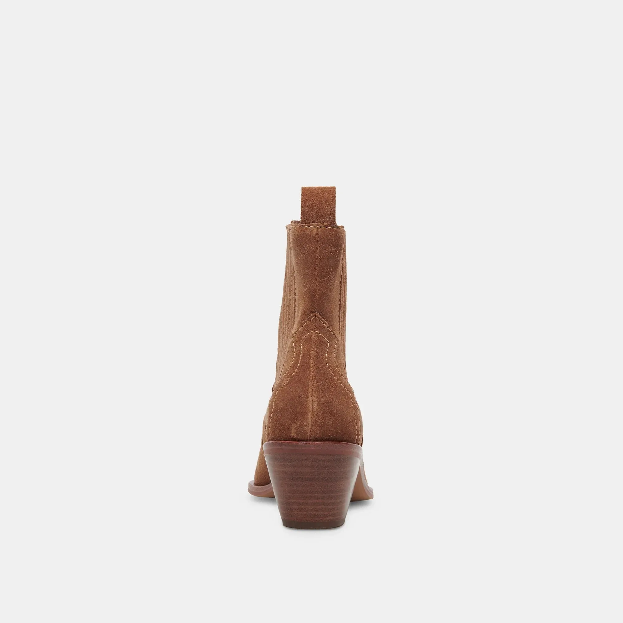 The Senna Booties by Dolce Vita - Chestnut Suede