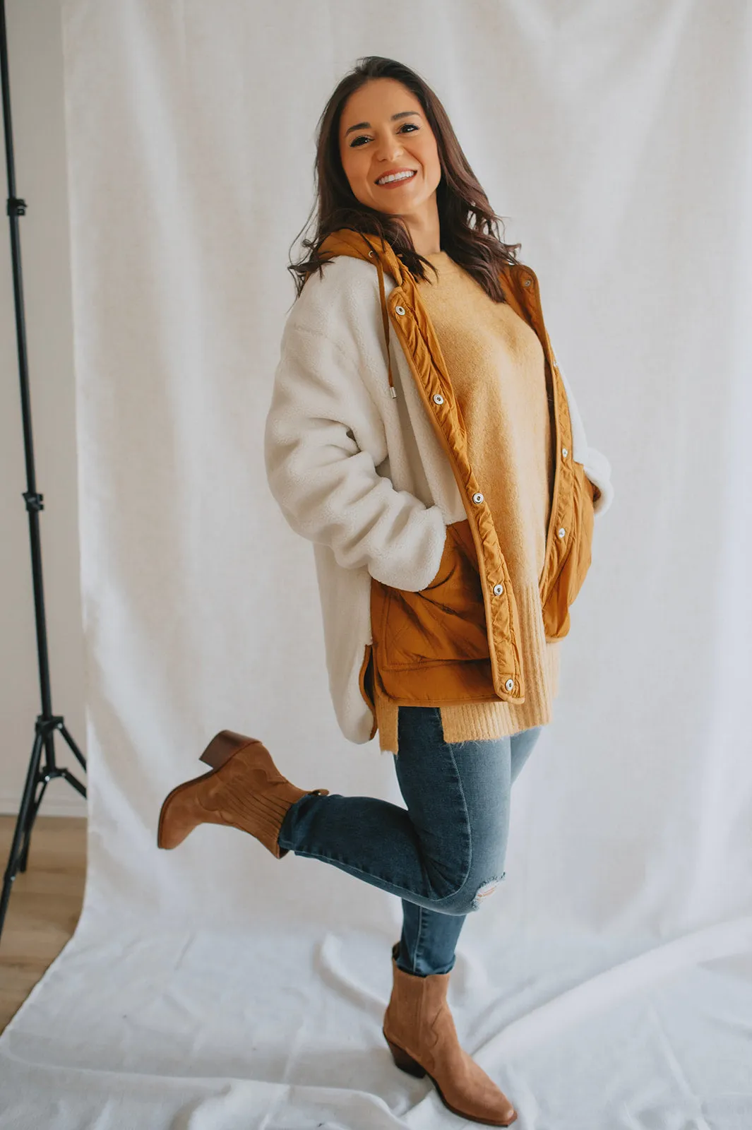 The Senna Booties by Dolce Vita - Chestnut Suede