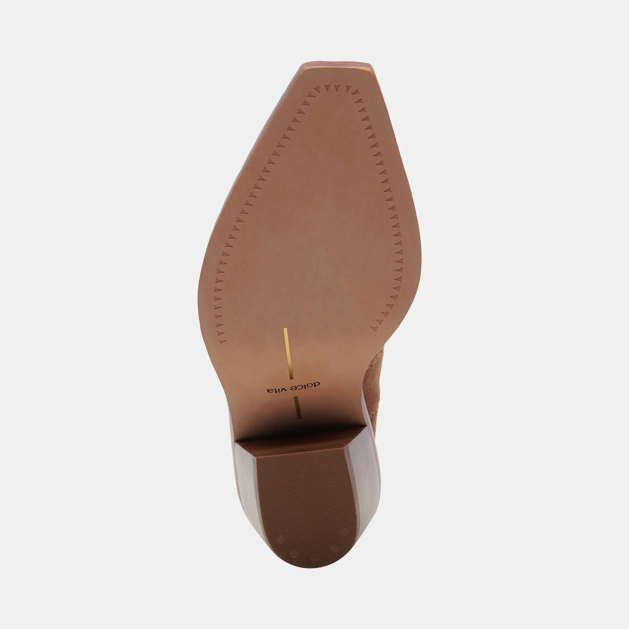 The Senna Booties by Dolce Vita - Chestnut Suede