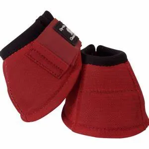 TKCDN100-L-Crimson Bell Boots No Turn Dyno EquiBrand