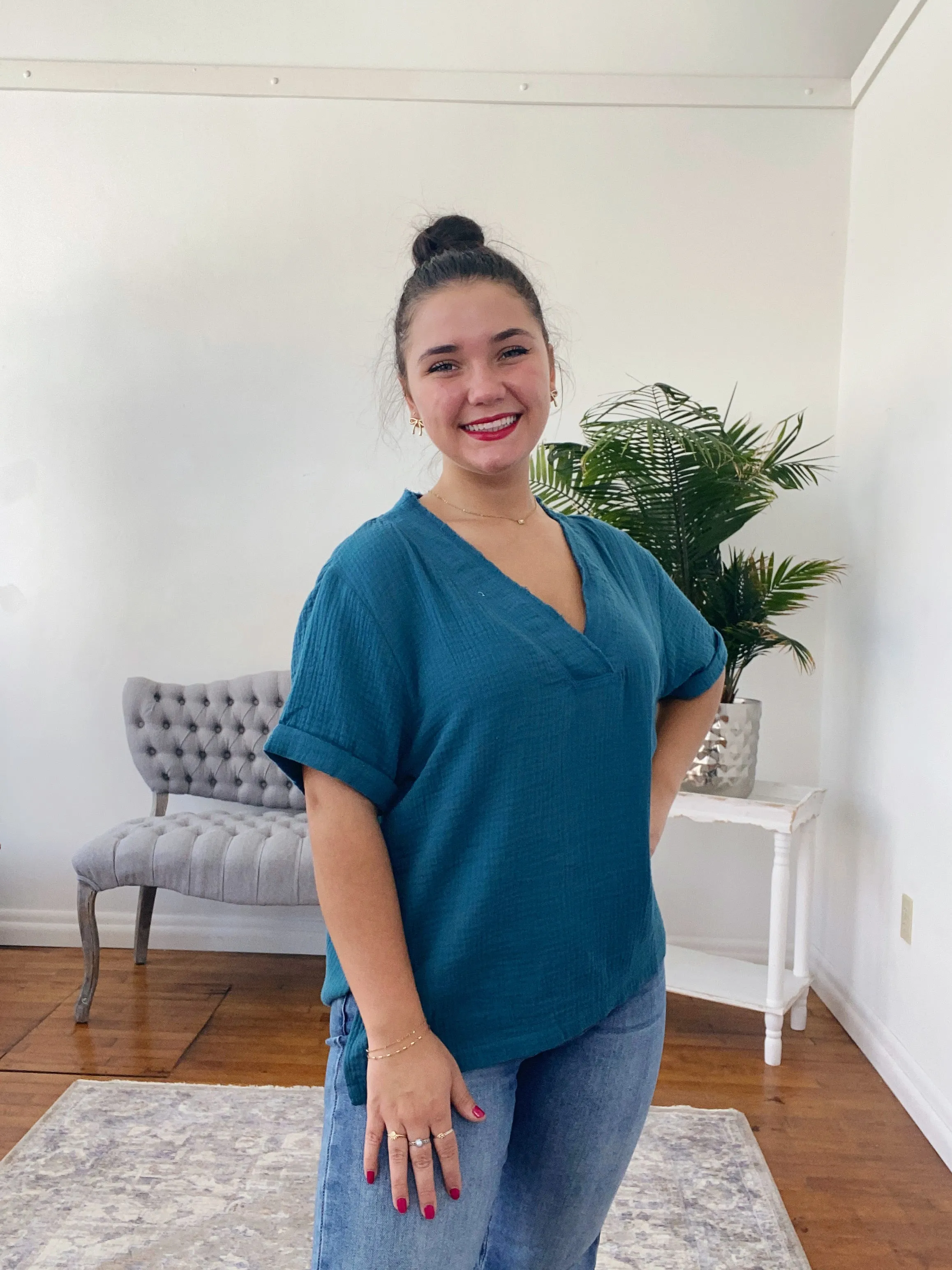 Trudie Gauze Top FINAL SALE