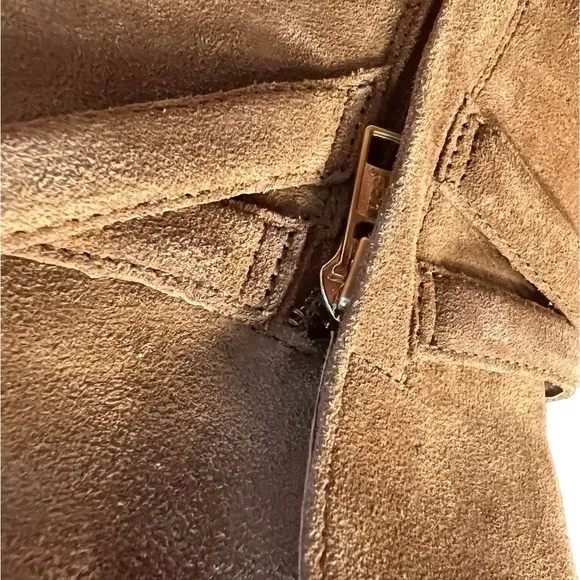 UGG AUSTRALIA Kelby Harness Ankle Boot 1019151 Golden Brown Suede Size 8…​​​