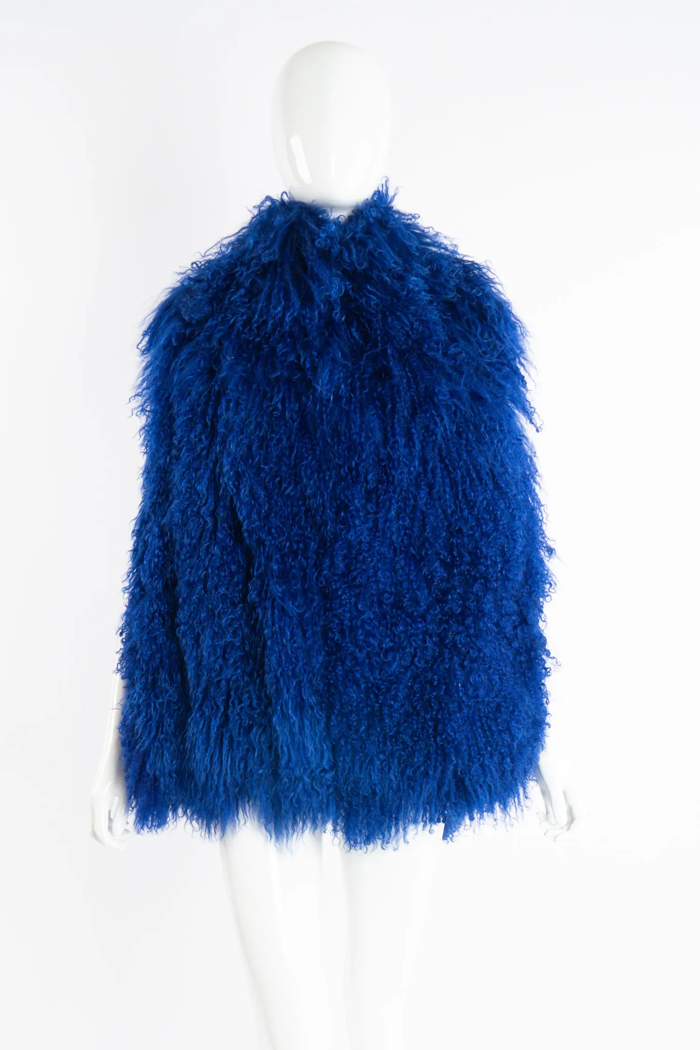 Ultramarine Mongolian Fur Vest