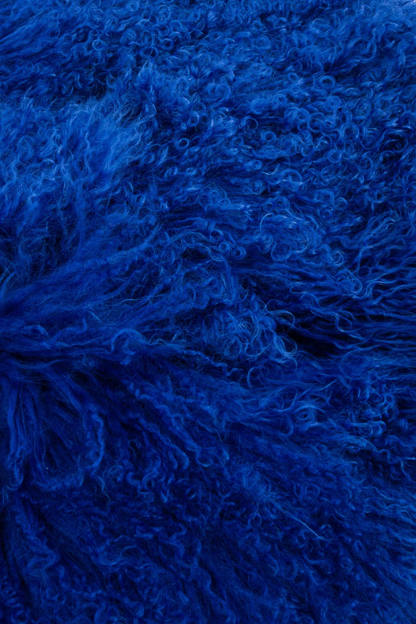 Ultramarine Mongolian Fur Vest