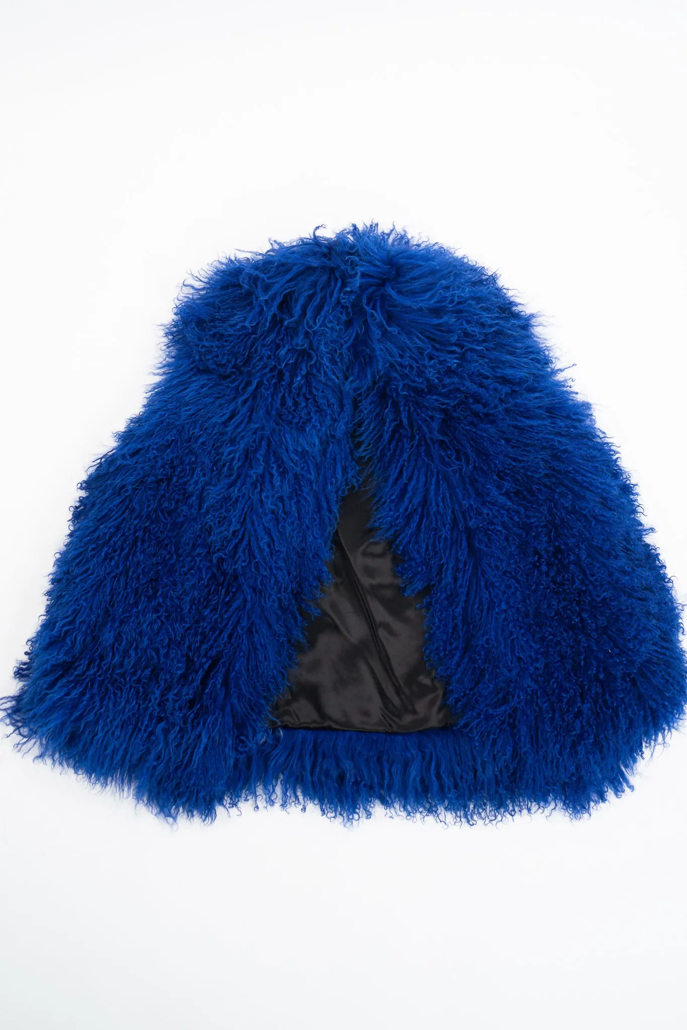 Ultramarine Mongolian Fur Vest