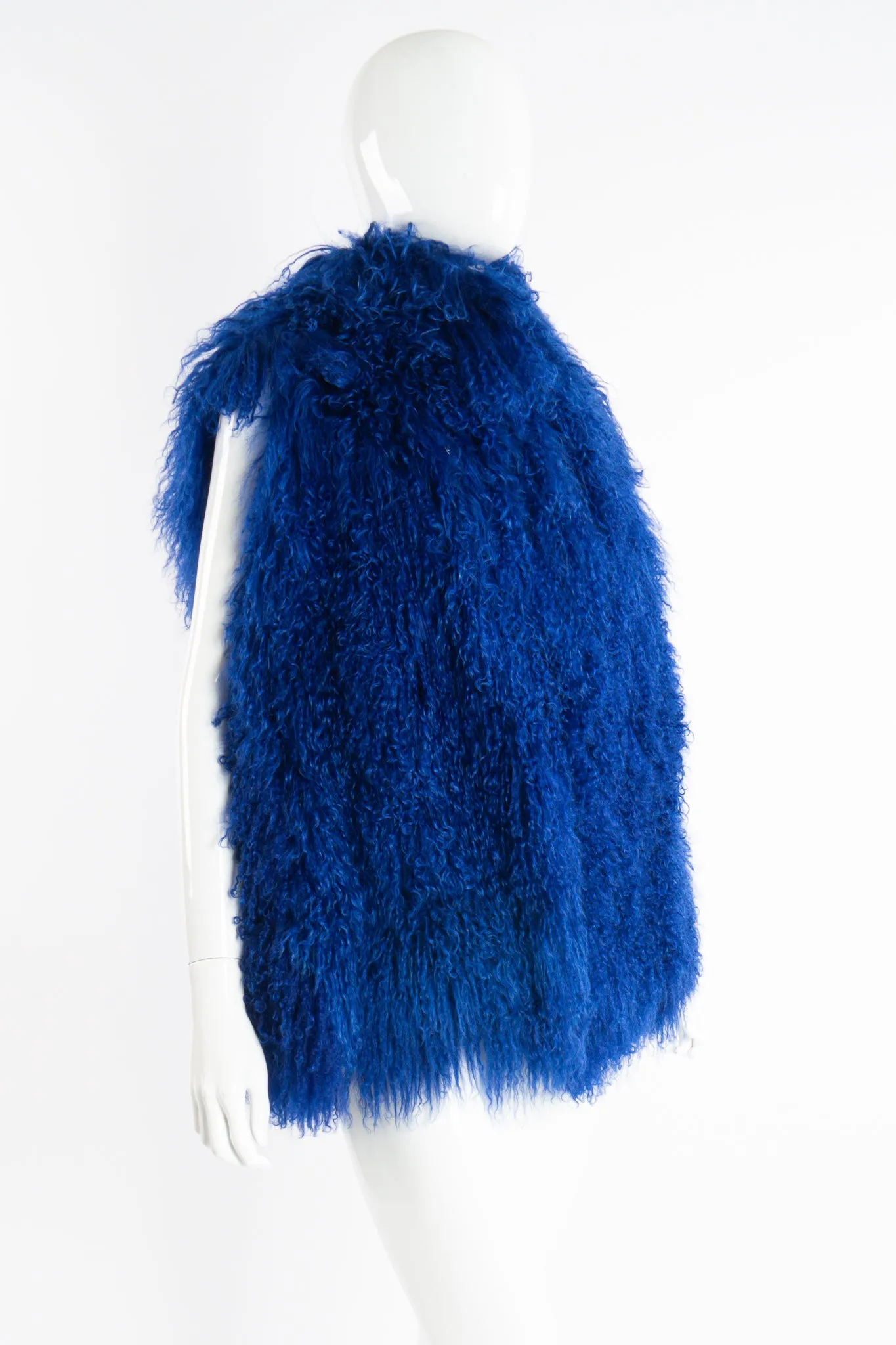 Ultramarine Mongolian Fur Vest