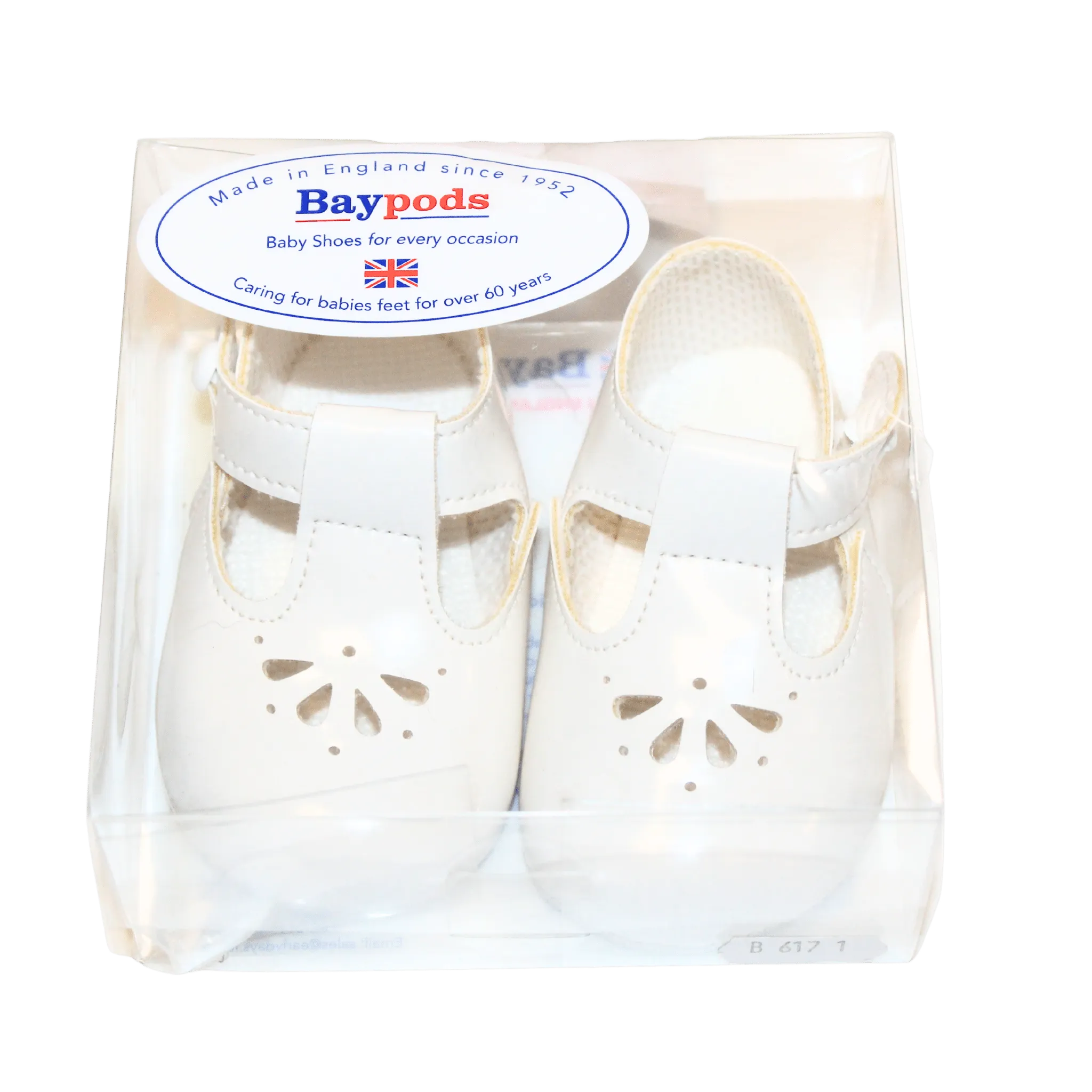 Unisex T Bar White Soft Pram Shoes