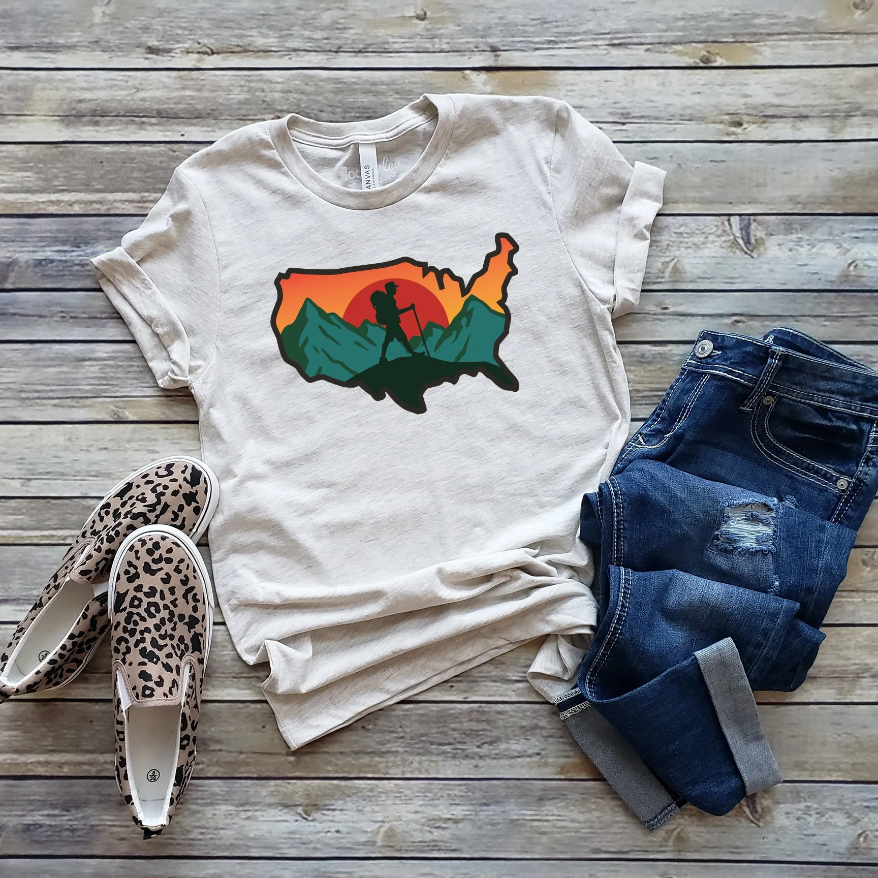 USA HIKE TEE