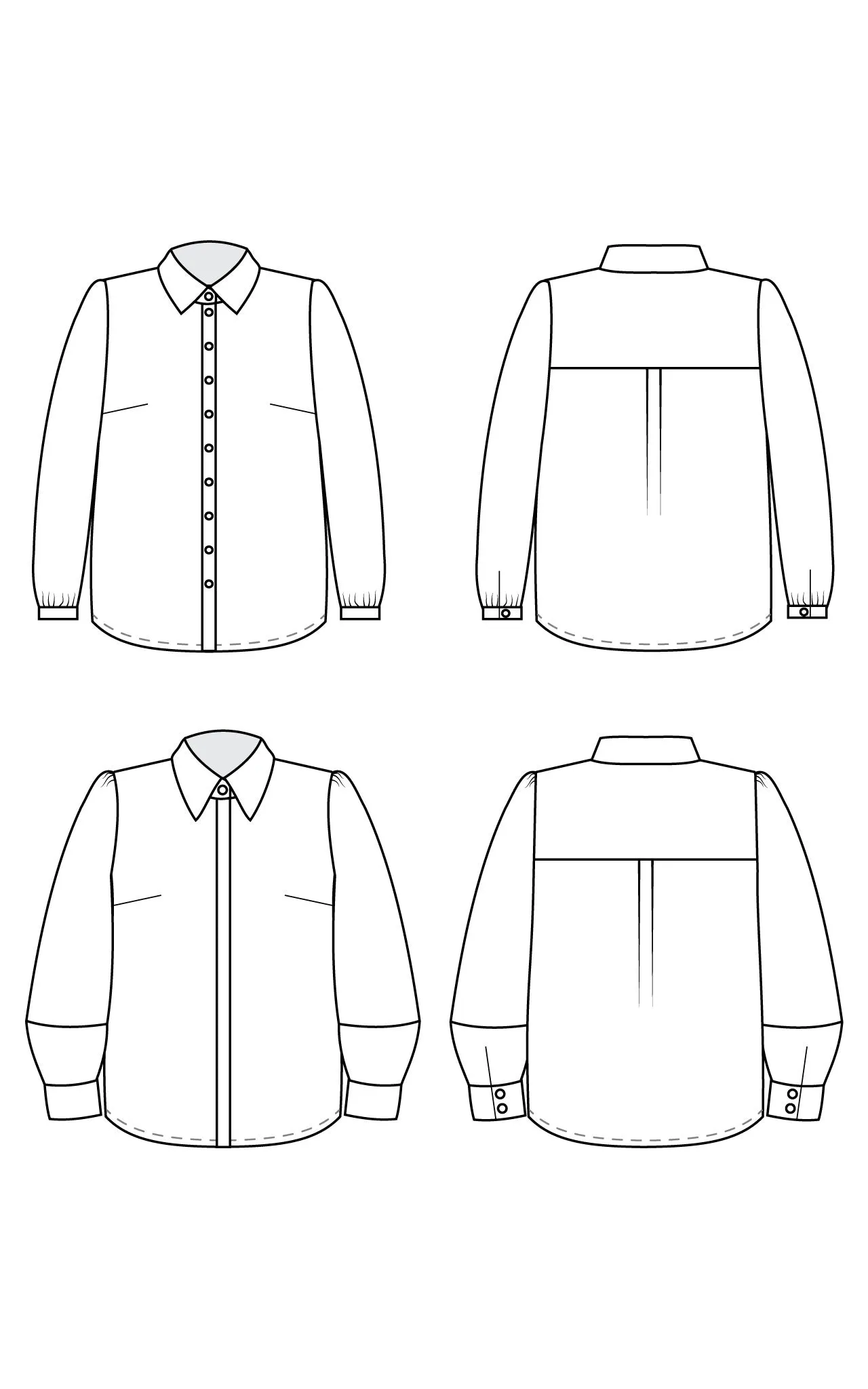 Vernon Shirt 12-32 PDF pattern