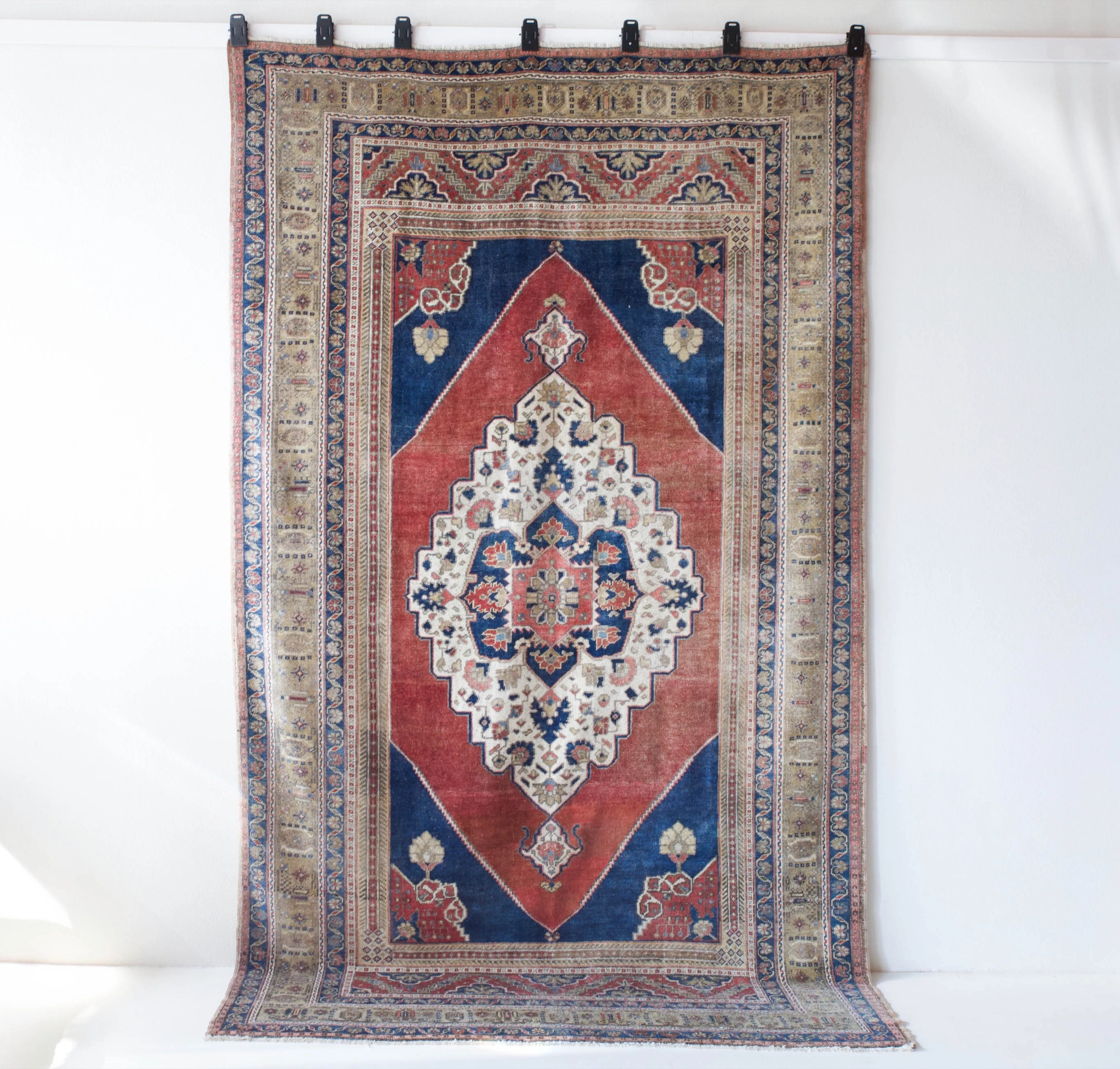 Vintage Turkish Taspinar Rug 6'2"x10'6"