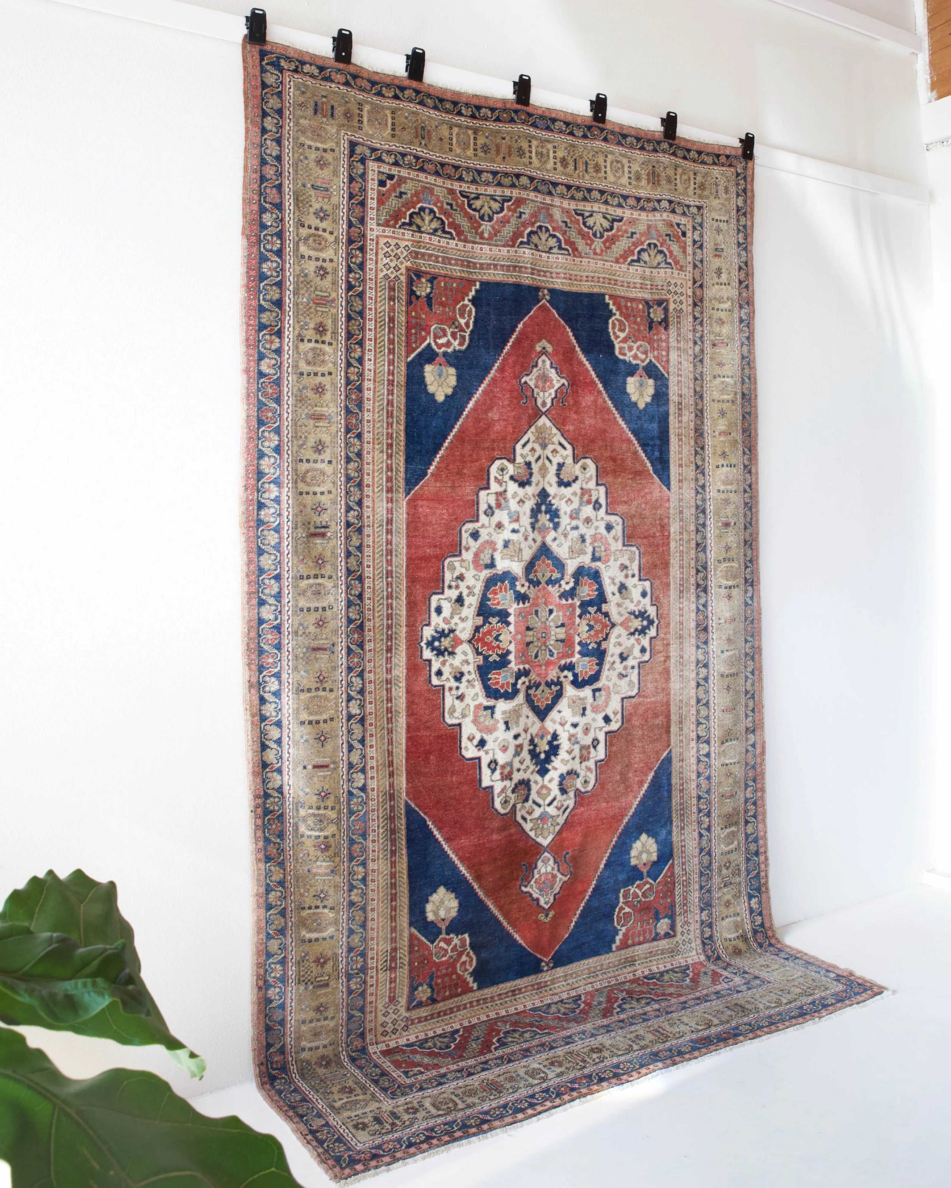 Vintage Turkish Taspinar Rug 6'2"x10'6"