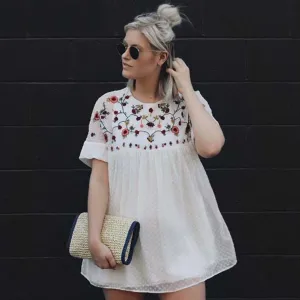 Wichita Embroidered Dress (wholesale)