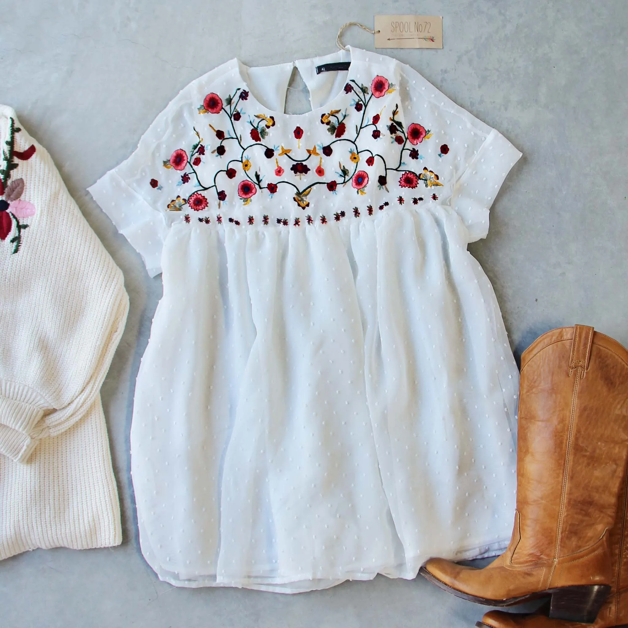 Wichita Embroidered Dress (wholesale)